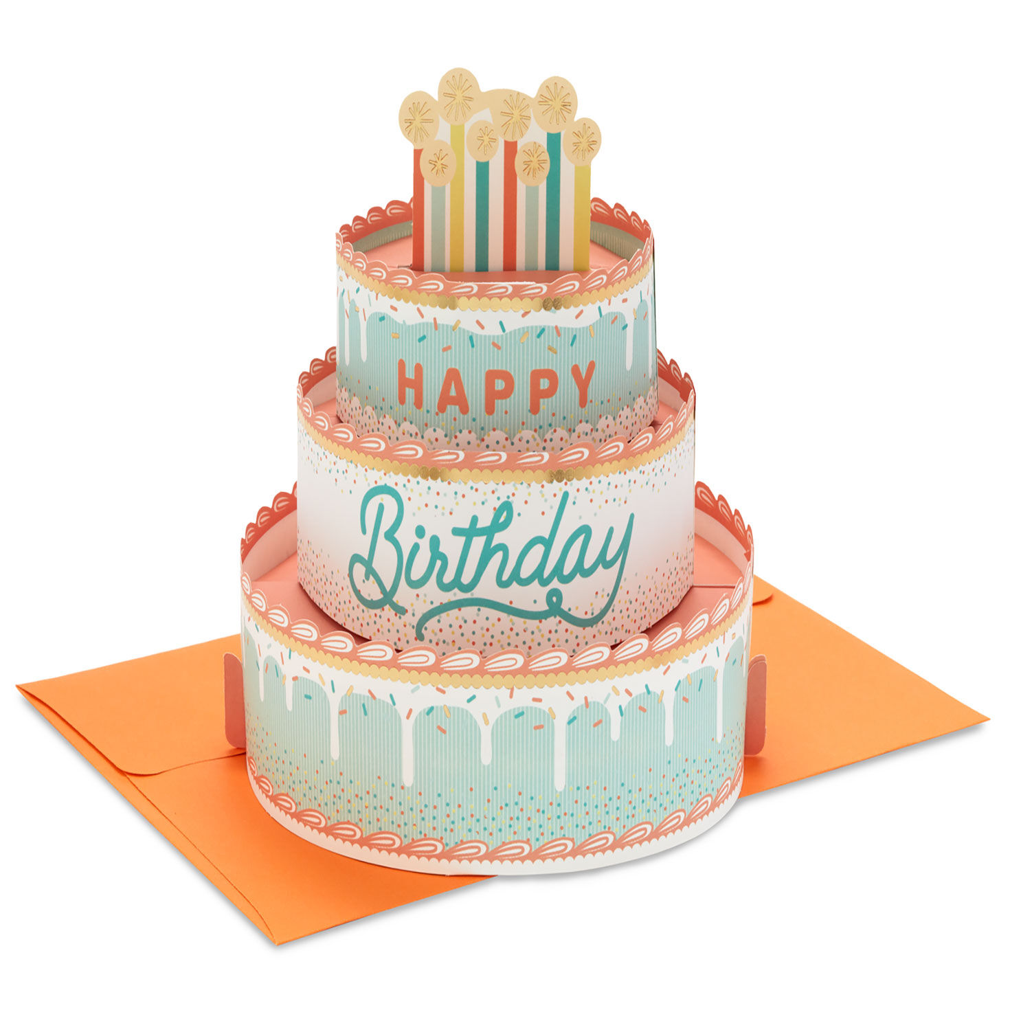 Lots of Love and Cake 3D Pop-Up Card - Greeting Cards - Hallmark Lots of Love and Cake 3D Pop-Up Card - Greeting Cards - Hallmark