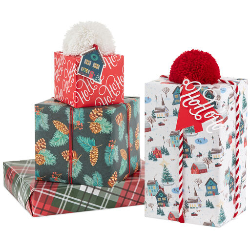 Home for the Holidays Gift Wrap Collection, 