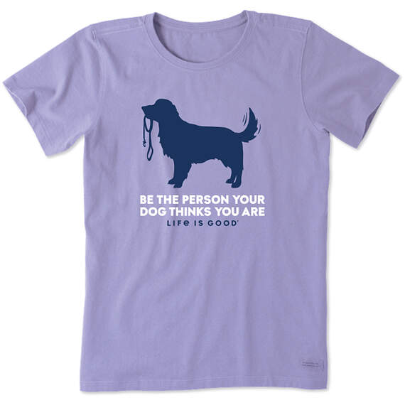 Life Is Good Be the Person Women's Purple T-Shirt, , large image number 1