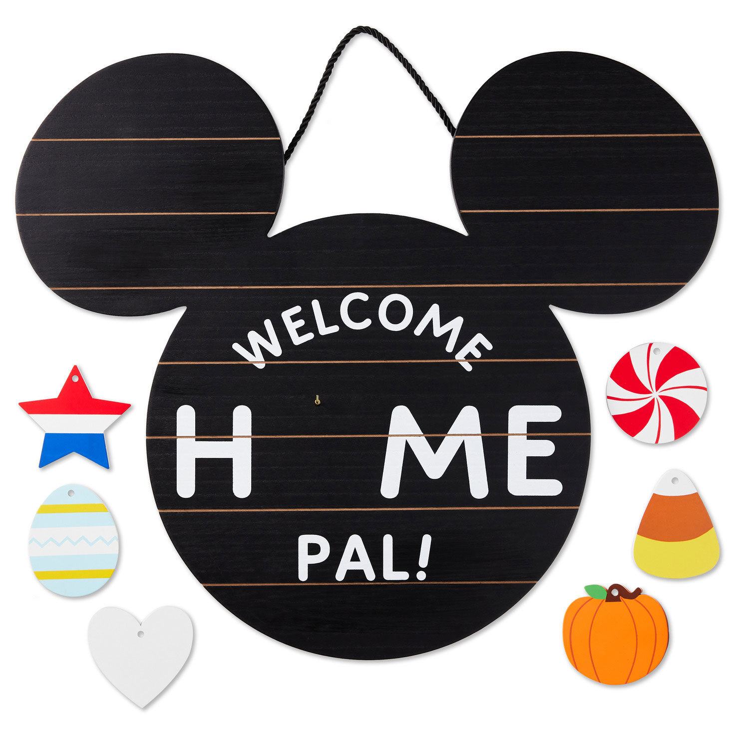 Disney Mickey Mouse Ears Welcome Sign With Seasonal Decorations for only USD 39.99 | Hallmark