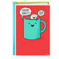 Hot Cocoa and Marshmallow Romantic Funny Christmas Card, , large image number 1