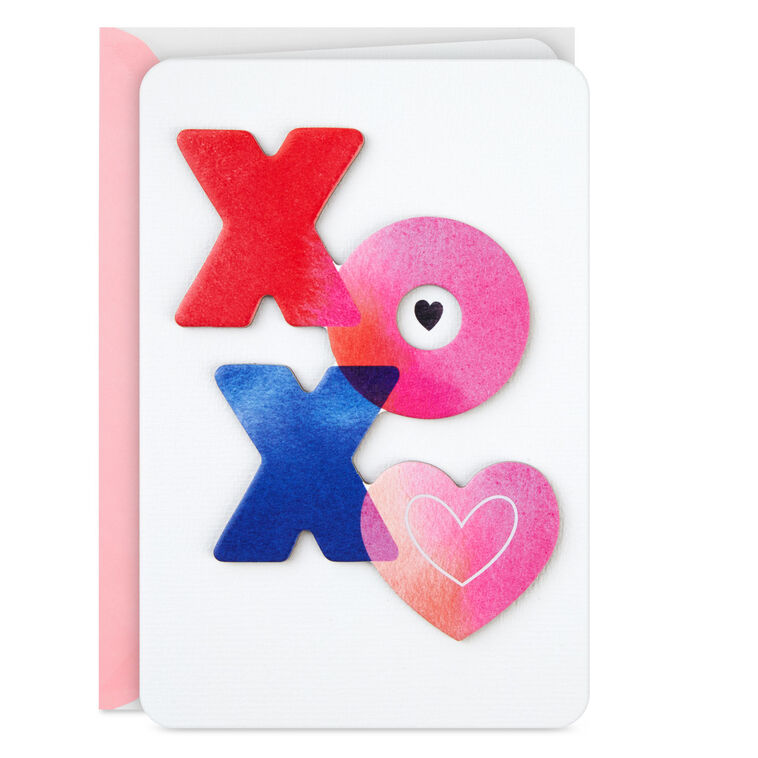 XOXO Love You So Much Romantic Valentine's Day Card