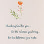 Thanking God for You Religious Friendship Card, , large image number 2