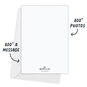 Photo in Star of David Personalized Hanukkah Card Card back with Envelope indicating personalization image number 3