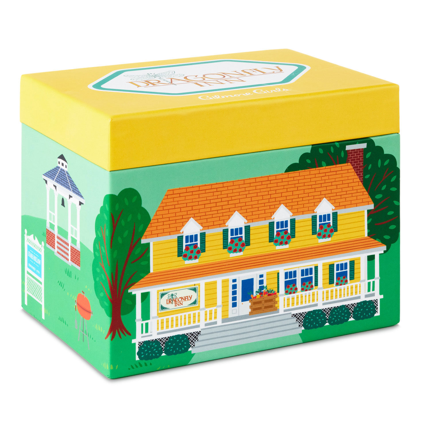 Gilmore Girls Dragonfly Inn Recipe Card Holder With Cards