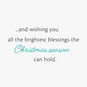 Blue Glass Tree Decorations Christmas Card Sentiment image number 2