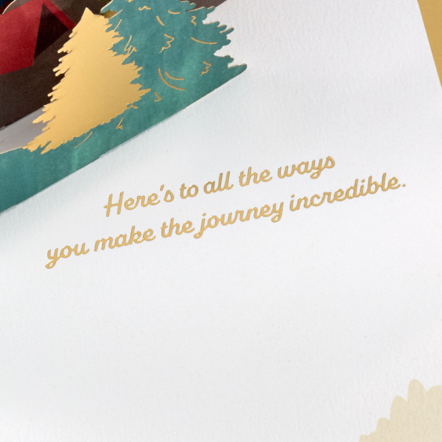 Mountain Adventure 3D Pop-Up Father's Day Card Sentiment image number 3