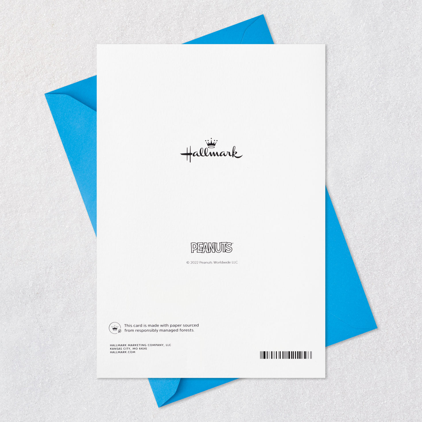 Snoopy & Woodstock Pop-Up Hug 2nd Birthday Card Card Back with Envelope image number 7