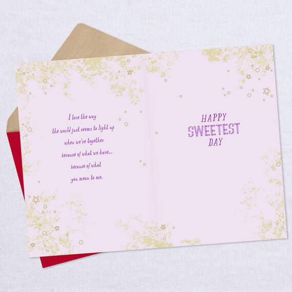 You & Me Star Constellation Sweetest Day Card, , large image number 3