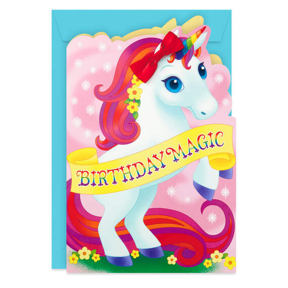 16" Birthday Magic Unicorn Jumbo Birthday Card
