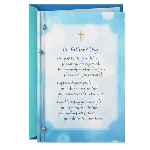 Thanking the Lord for You Religious Father's Day Card, 