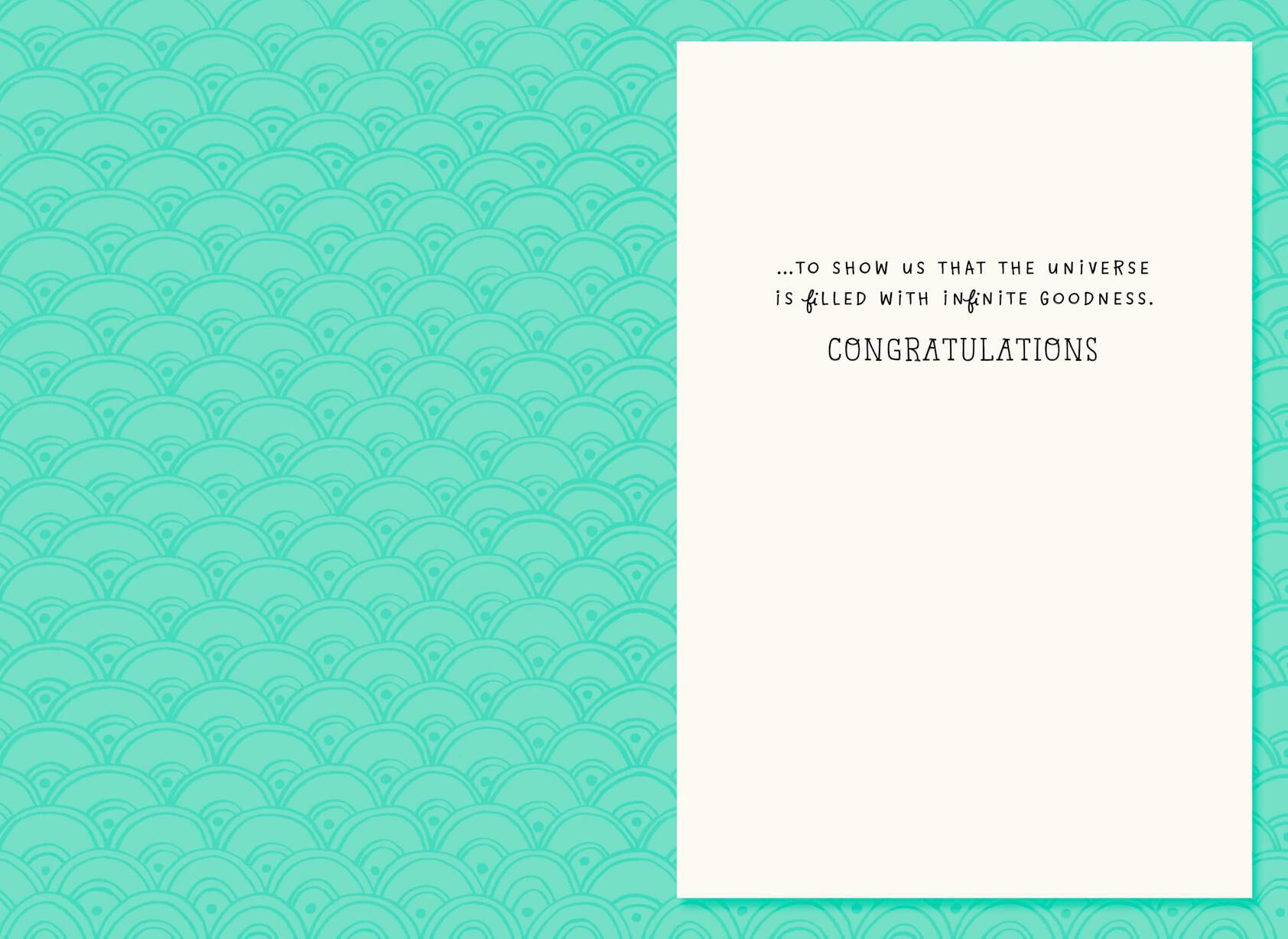 Infinite Goodness New Baby Card