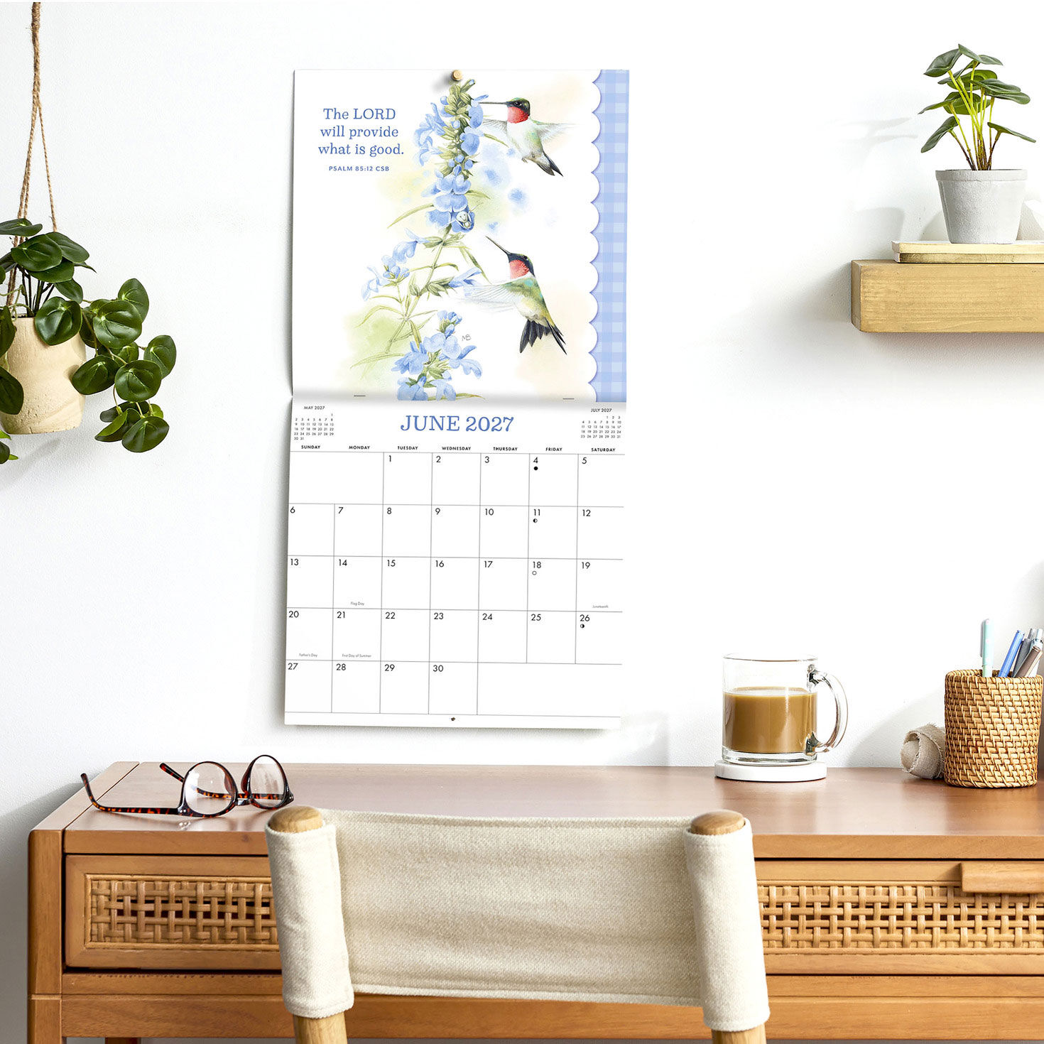Marjolein Bastin Nature 2027 12-Month Wall Calendar in use image number 5