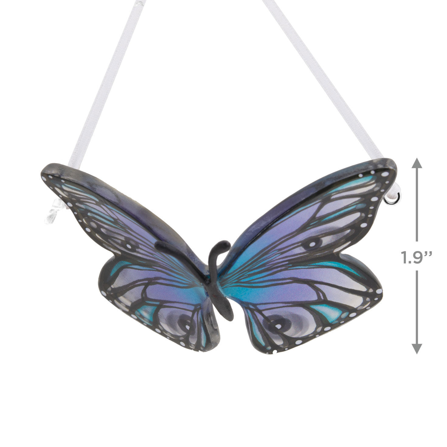 Purple and Blue Butterfly Hallmark Ornament, , large image number 3