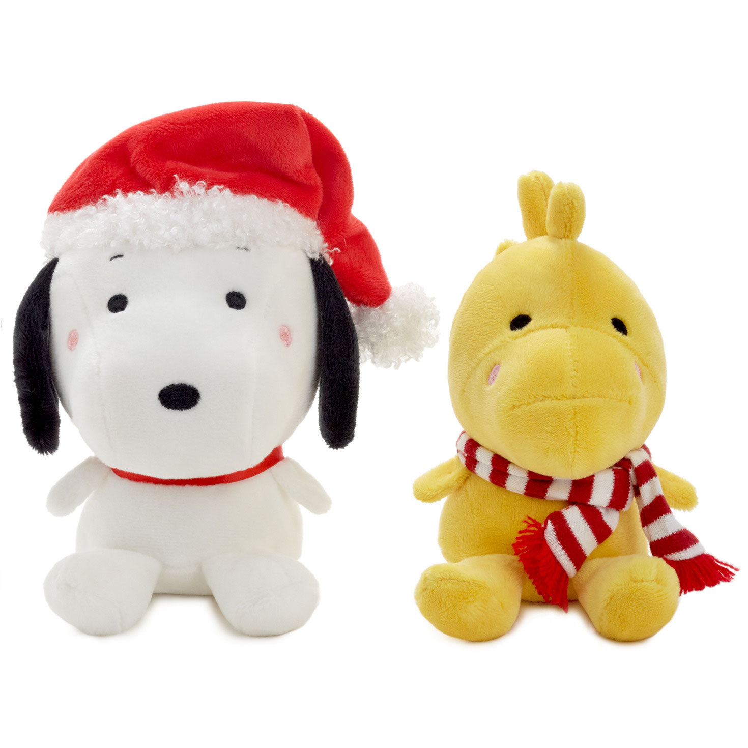 Better Together Peanuts&reg; Holiday Snoopy and Woodstock Magnetic Plush, Set of 2, , large image number 4