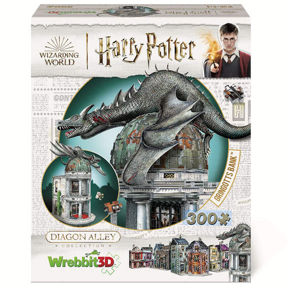 Wrebbit3D Harry Potter Gringotts Bank 300-Piece Jigsaw Puzzle, , large image number 1