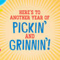 Pickin' and Grinnin' Funny Musical Birthday Card With Motion, , large image number 2