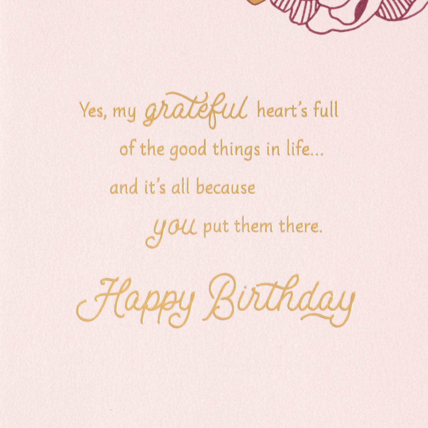 Birthday Card for Mom With Heart-Shaped Decoration Sentiment image number 3