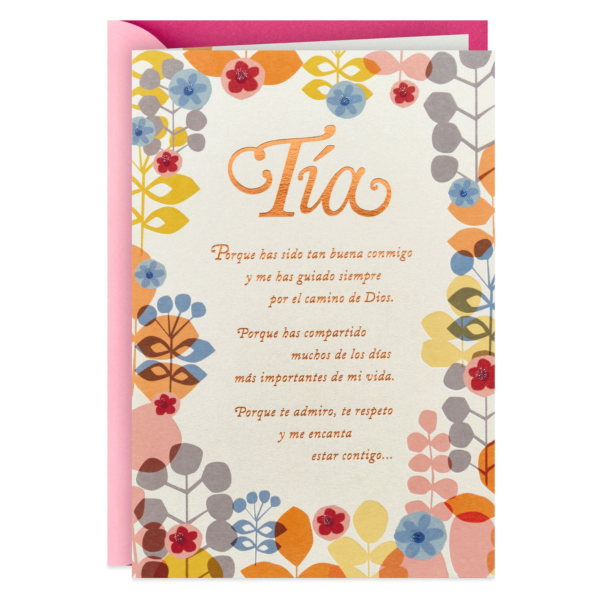 You #39 ve Been So Good to Me Spanish Language Mother #39 s Day Card for Aunt