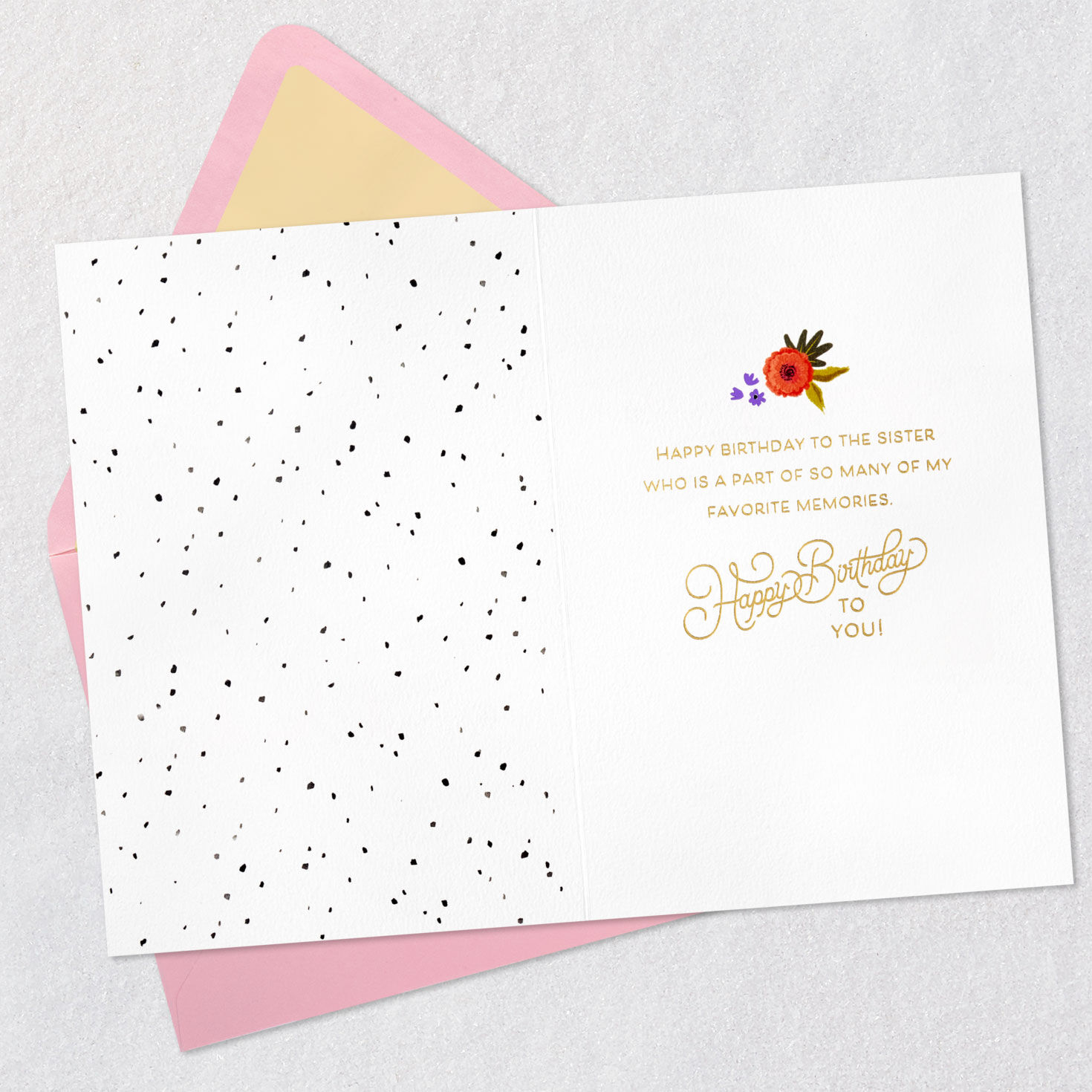 My Favorite Memories Birthday Card for Sister, , large image number 3