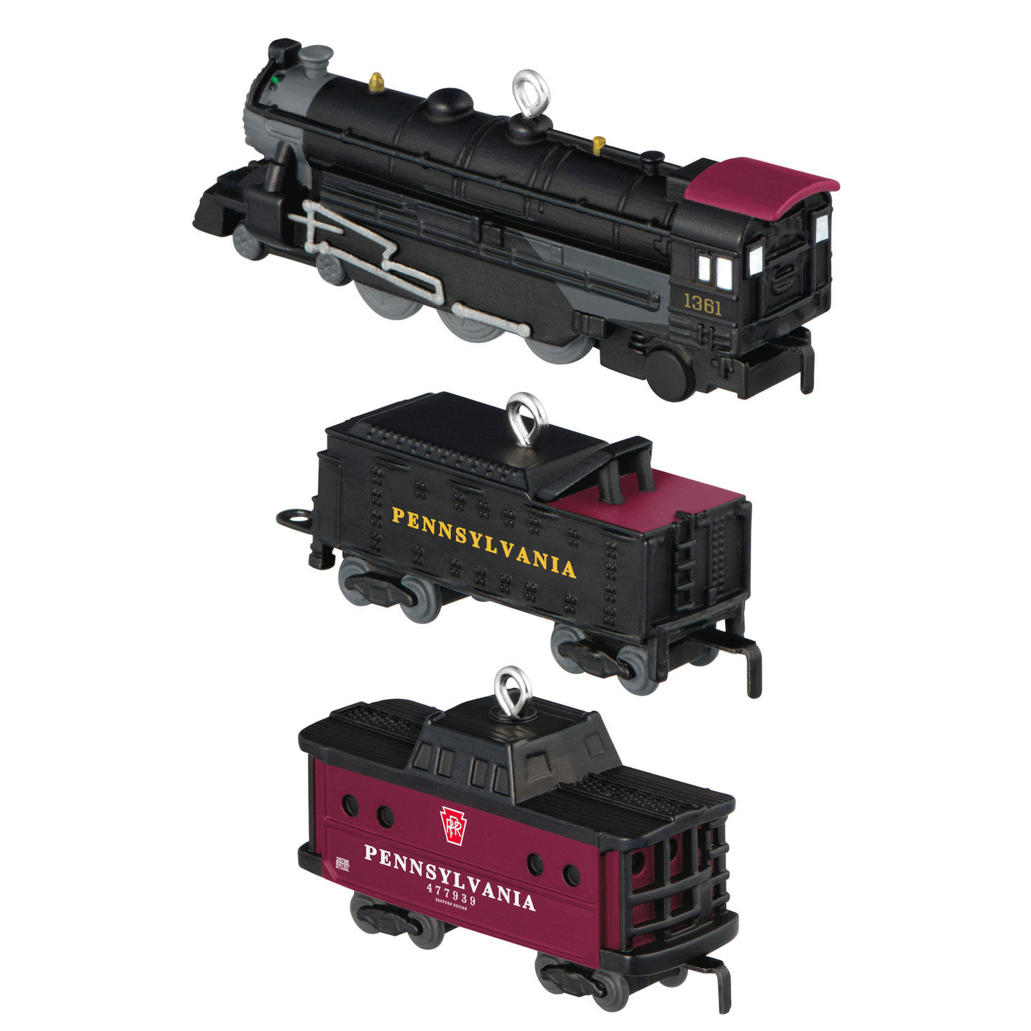 Lionel Train Cars Keepsake Ornament Set Back image number 6