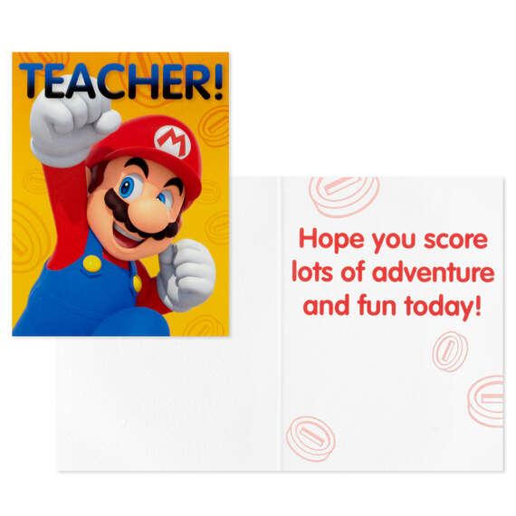 Nintendo Super Mario™ Kids Classroom Valentines Set With Cards, Stickers and Mailbox, , large image number 3