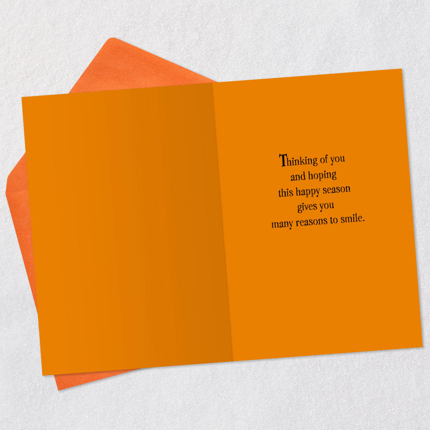 Many Reasons to Smile Halloween Card Open card with envelope image number 3