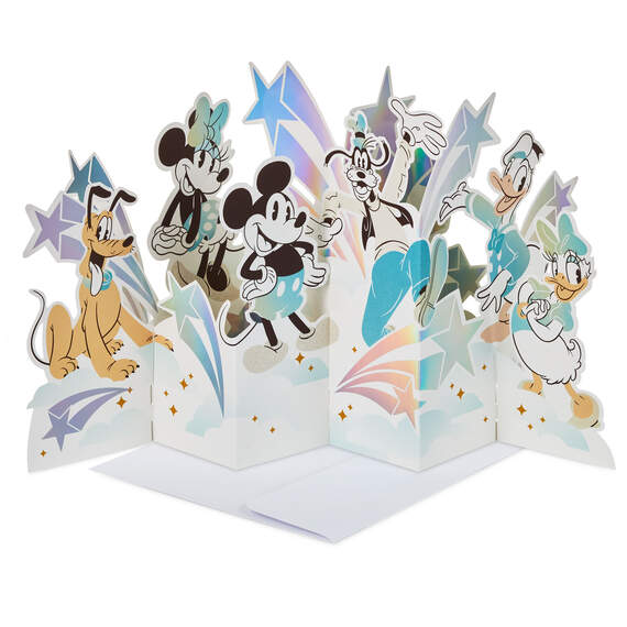 Jumbo Disney 100 Years of Wonder Day With Happiness 3D Pop-Up Card