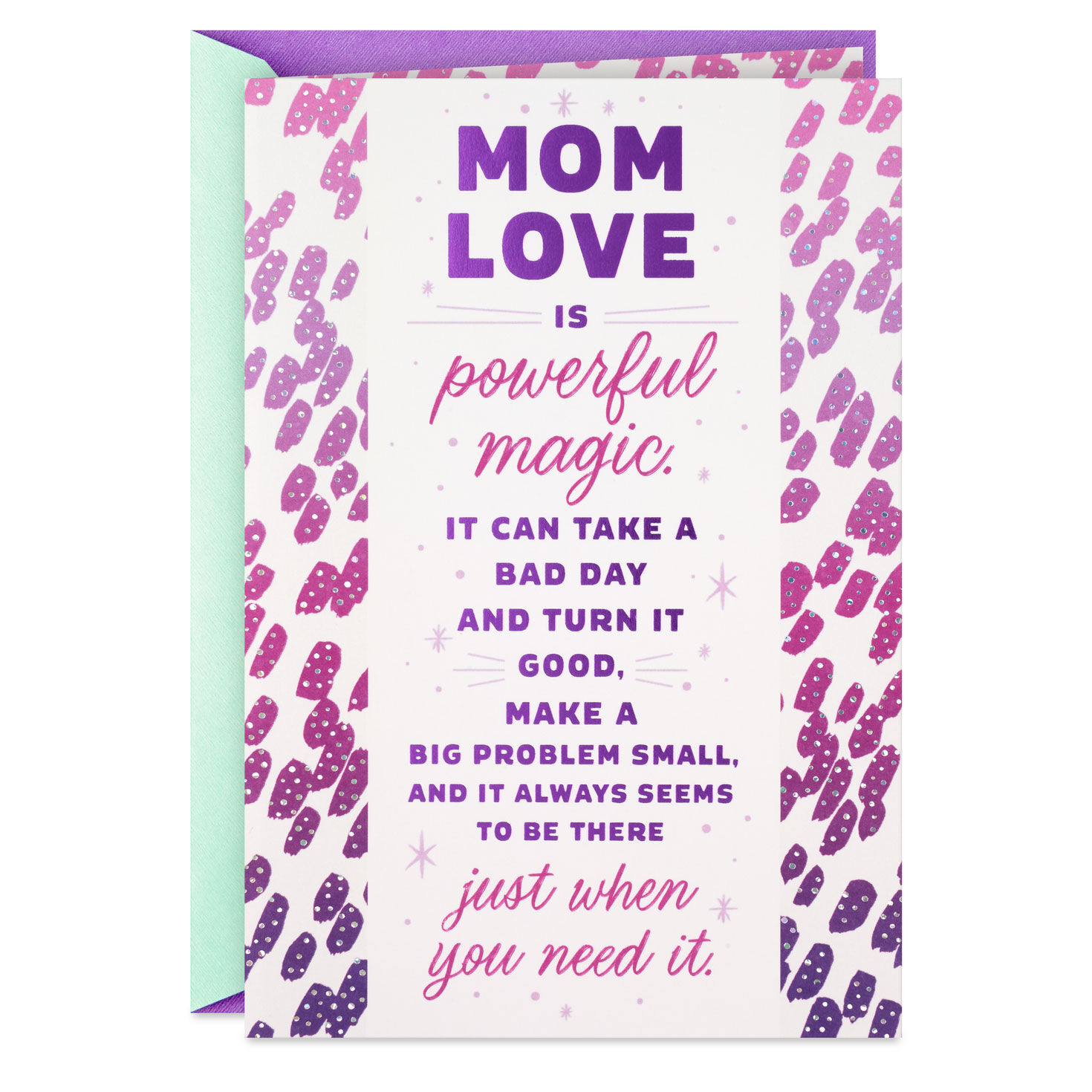 Mom Love Is Powerful Magic Mother's Day Card