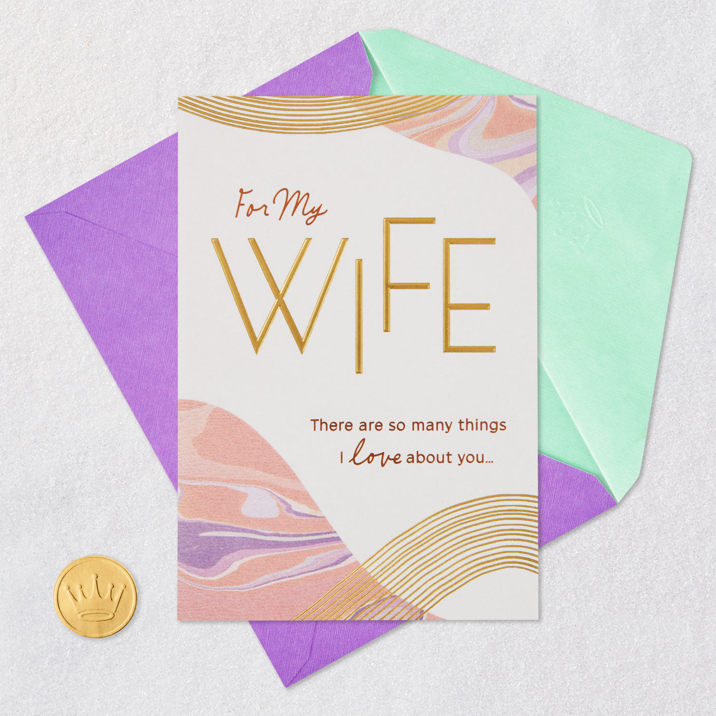 So Many Things I Love About You Birthday Card for Wife for only USD 5.59 | Hallmark