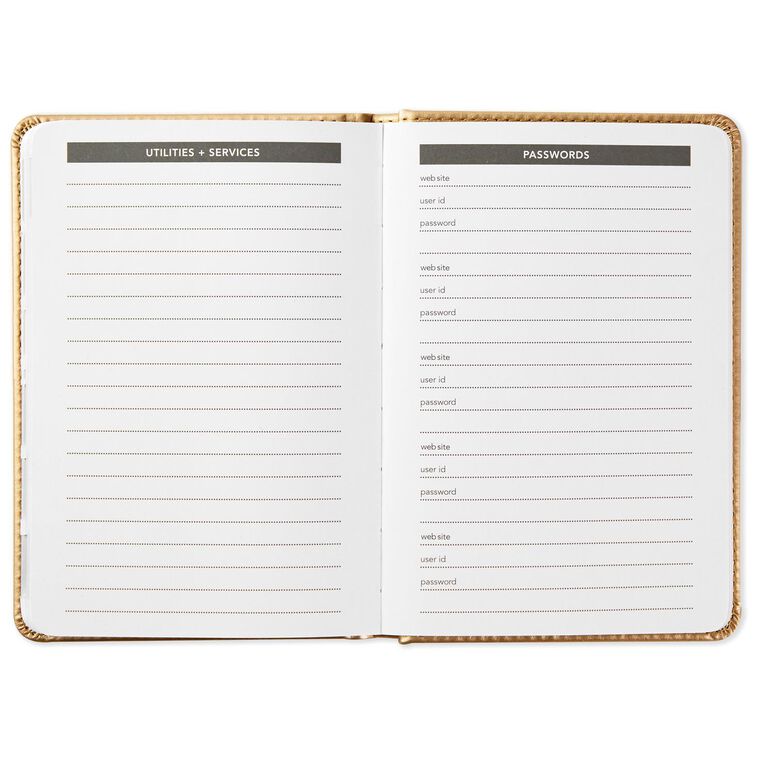 Satin Gold Address Book, , large image number 5