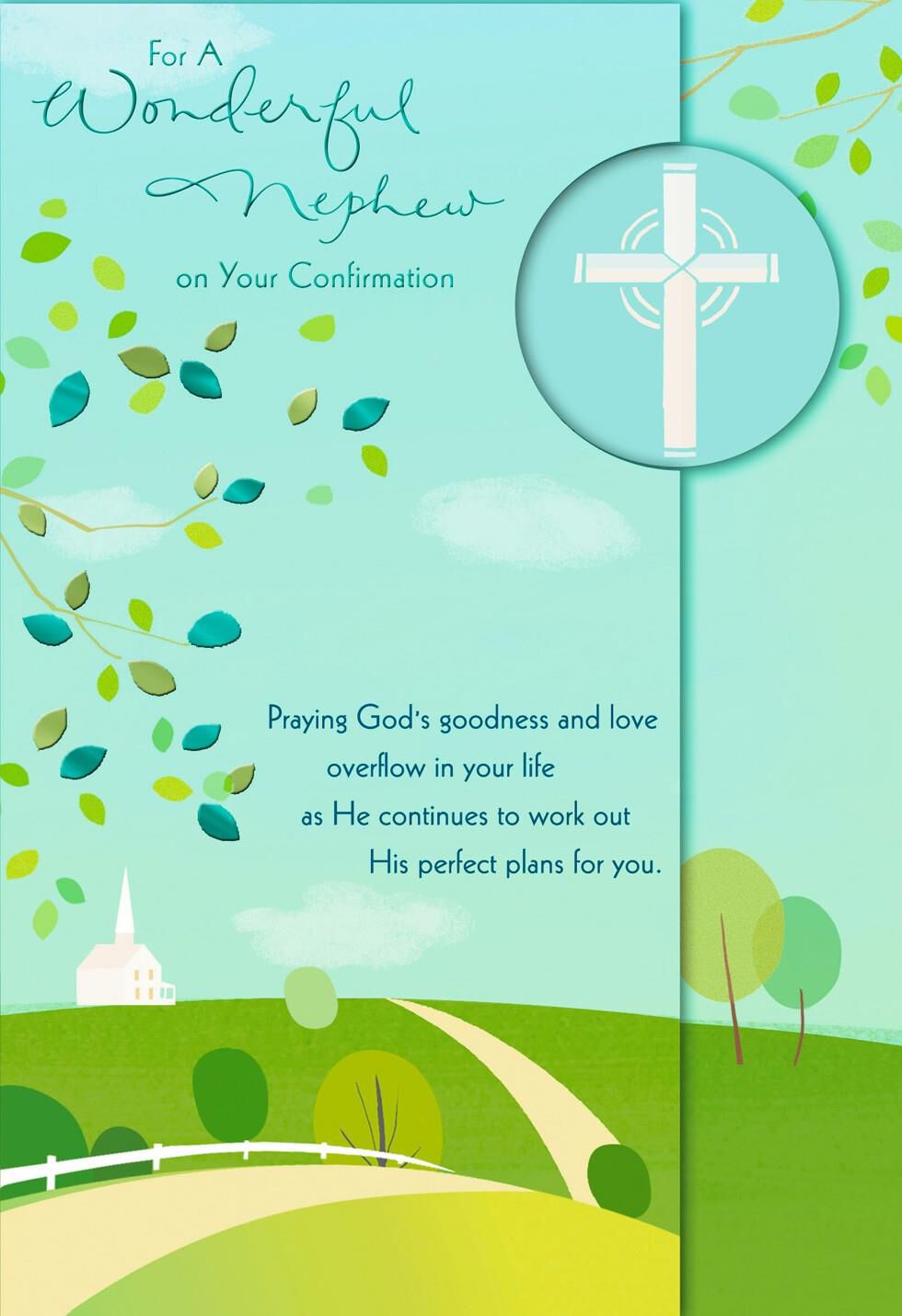 You Are a Blessing Nephew Confirmation Card