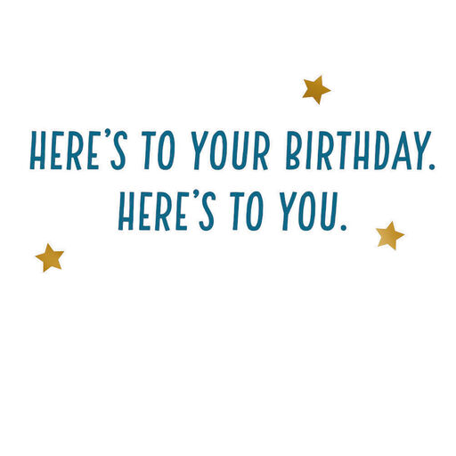 Cheers to You Video Greeting Birthday Card, 