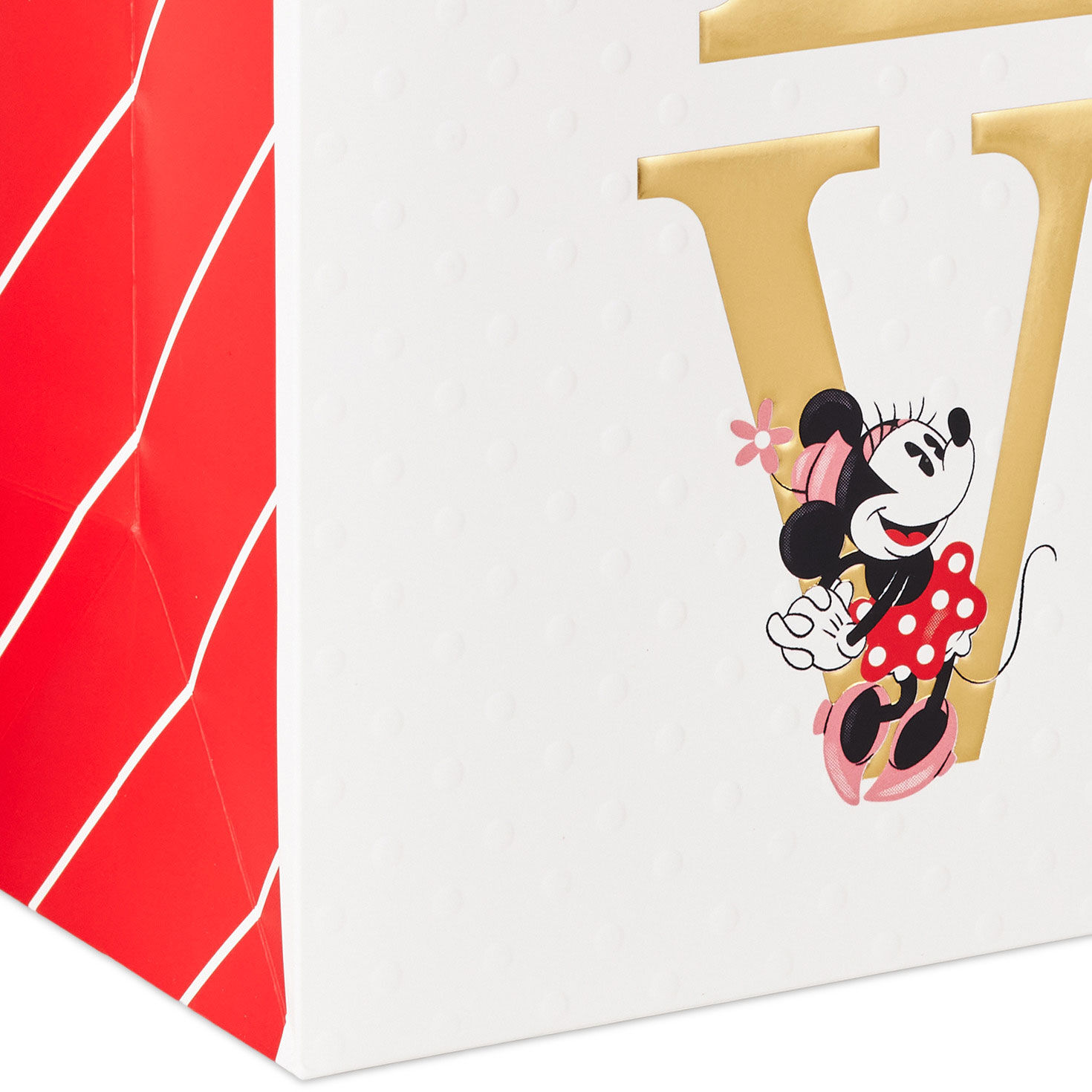 10.4" Disney Mickey and Minnie Love Large Square Gift Bag, , large image number 5