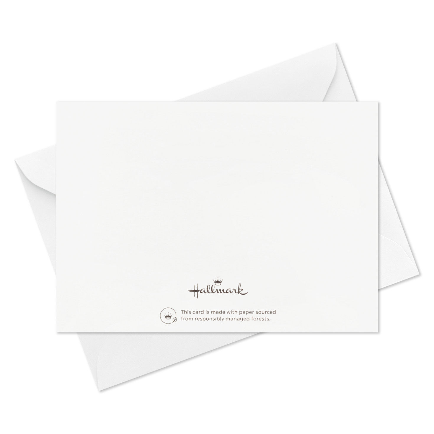 Gold Foil on White Thank You Note Cards in Caddy Card Back with Envelope image number 5