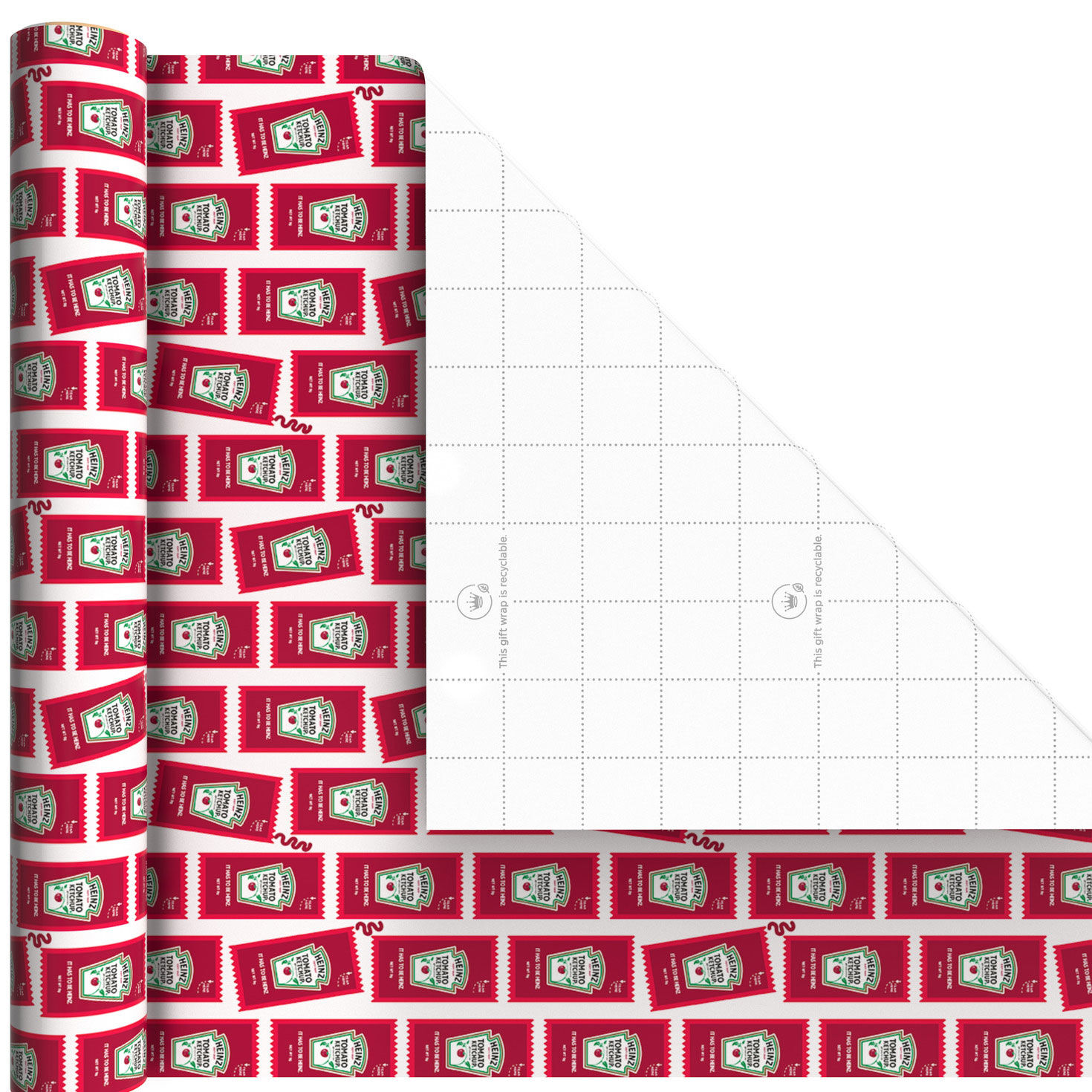 Wienermobile, Ketchup, Mustard Mini Gift Wrap Rolls Wrap square image number 4