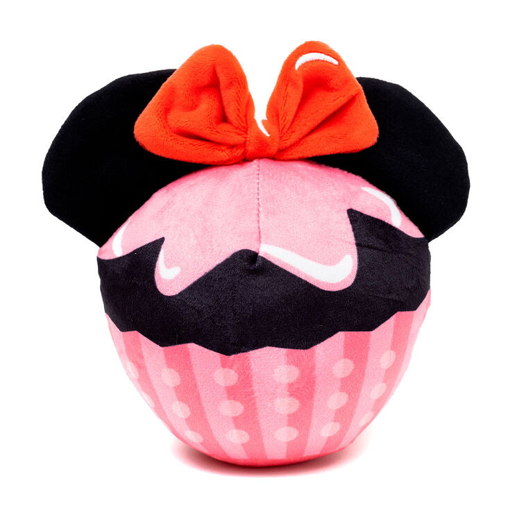 Minnie Mouse Ears and Bow Cupcake Squeaker Dog Toy  image number 2