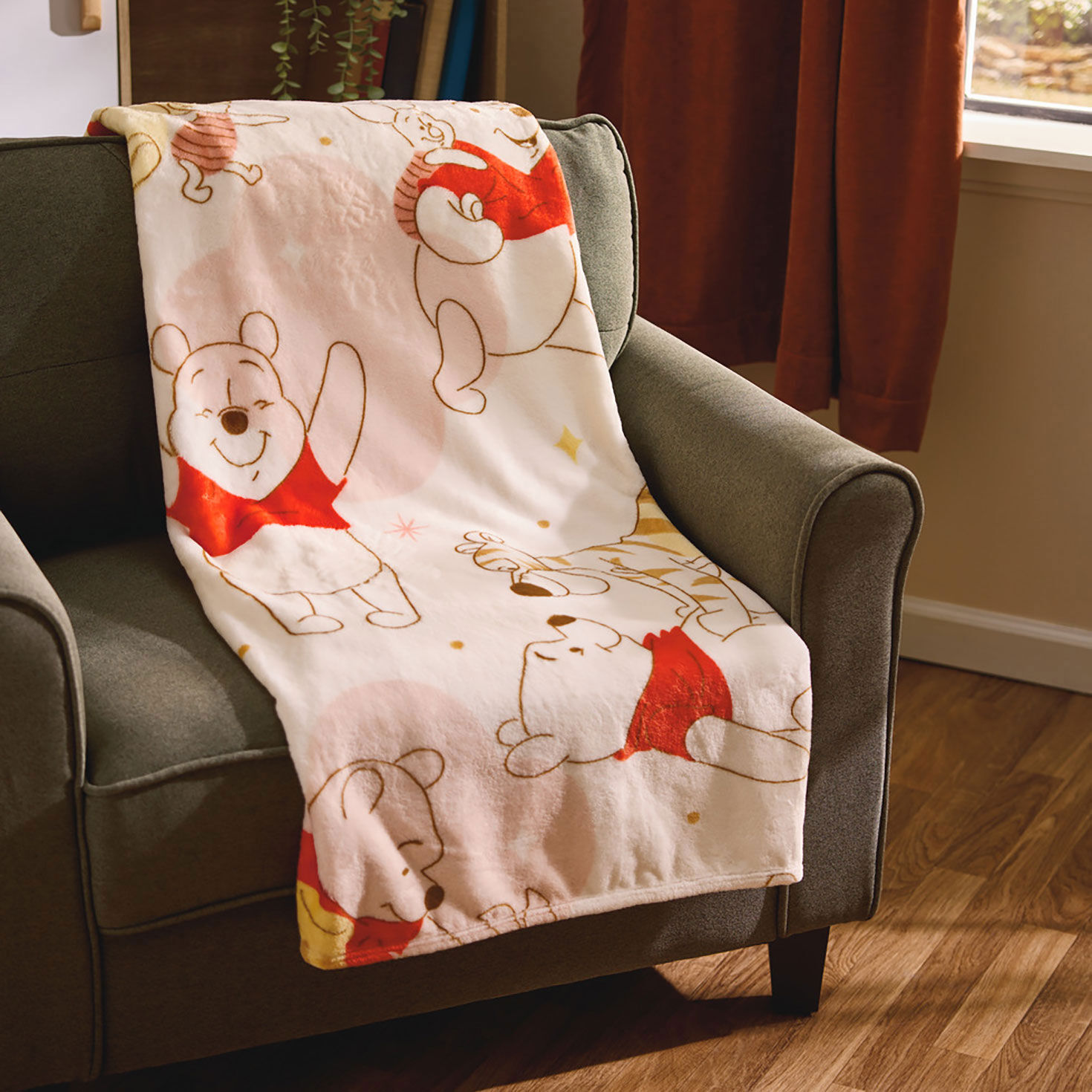 Disney Winnie the Pooh Throw Blanket 50x60 Pillows Blankets Hallmark