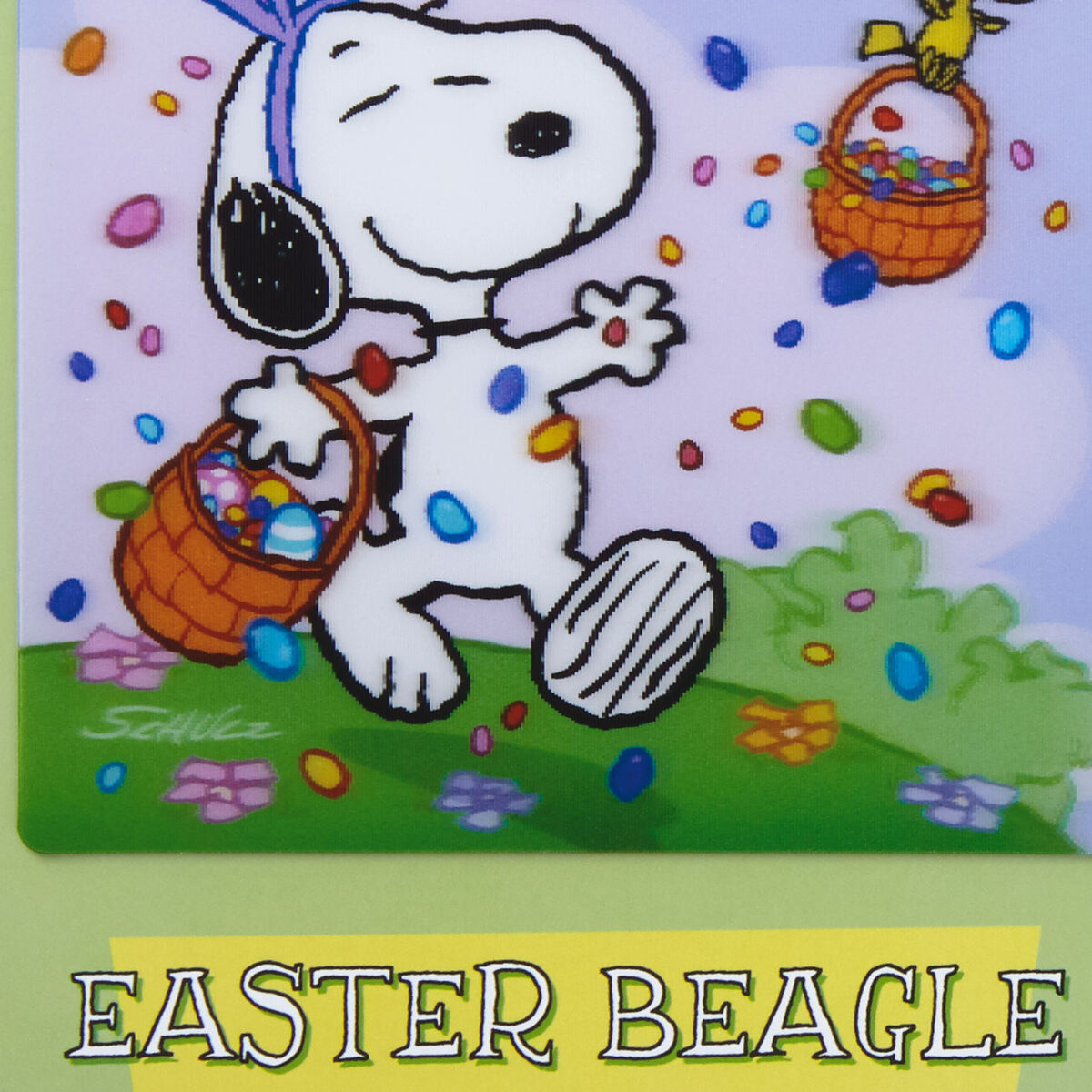 Peanuts® Snoopy and Woodstock 3D Easter Card Greeting Cards Hallmark