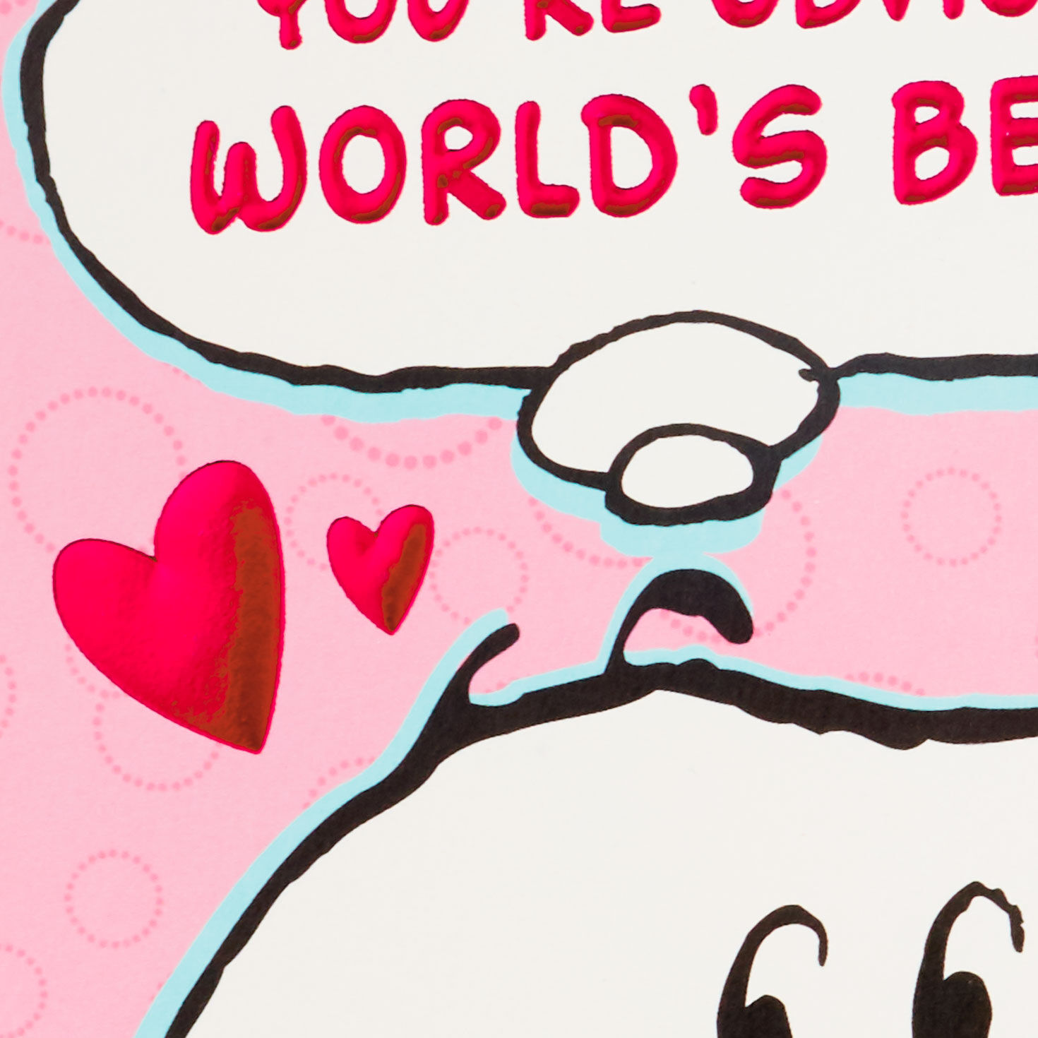 Snoopy Best Mom Funny Pop-Up Valentine's Day Card  image number 5