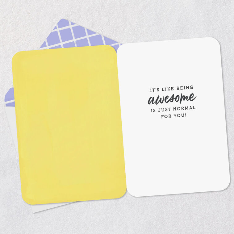 Disney Retro Mickey Mouse You're Amazing Card Open card with envelope image number 3