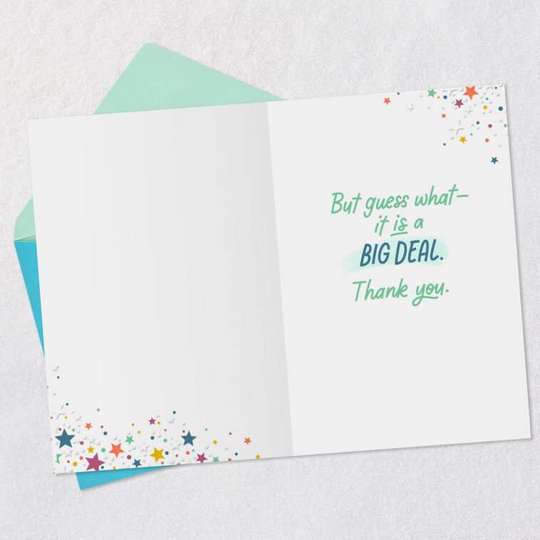 A Big Deal Thank-You Card, , large image number 3