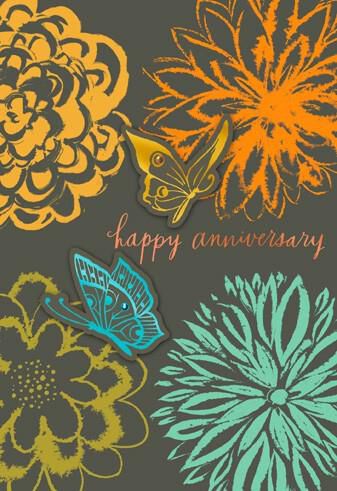 Deep and Wide Circle of Love Anniversary Card