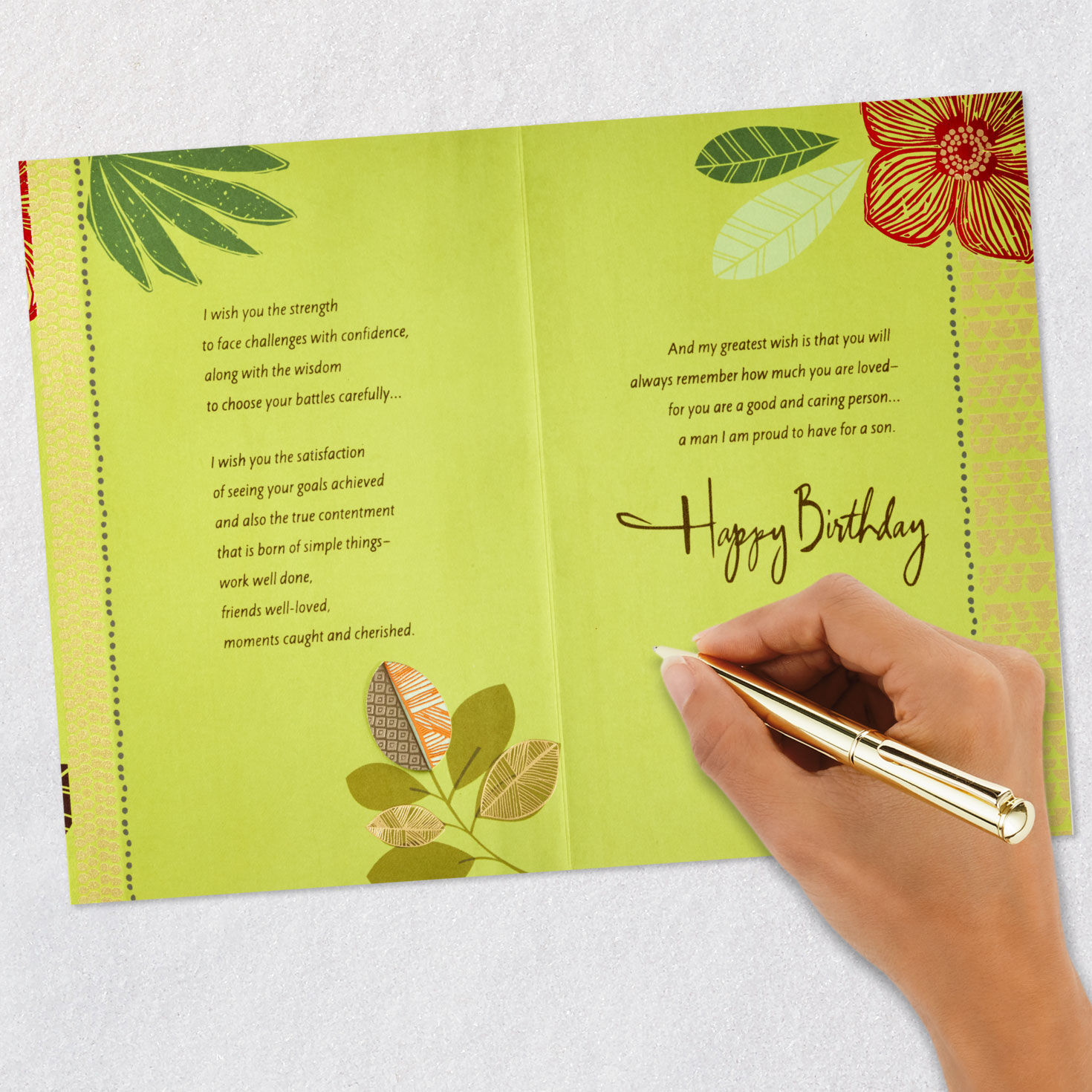 So Many Wishes for You in My Heart Birthday Card for Son, , large image number 7