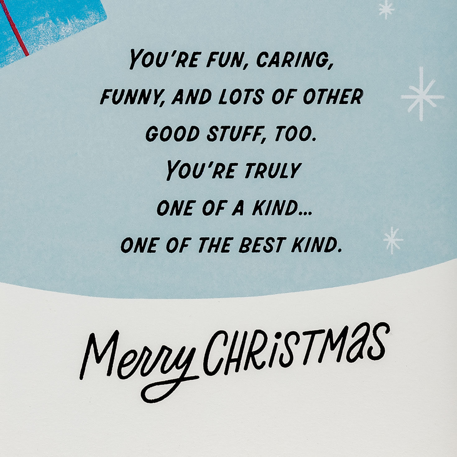 Santa Caught in Lights Christmas Card for Grandson Sentiment image number 3