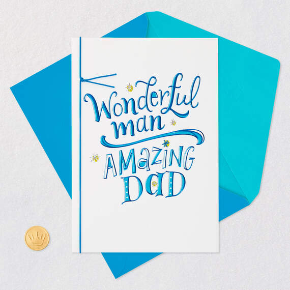 Wonderful Man, Amazing Dad Father's Day Card, , large image number 6