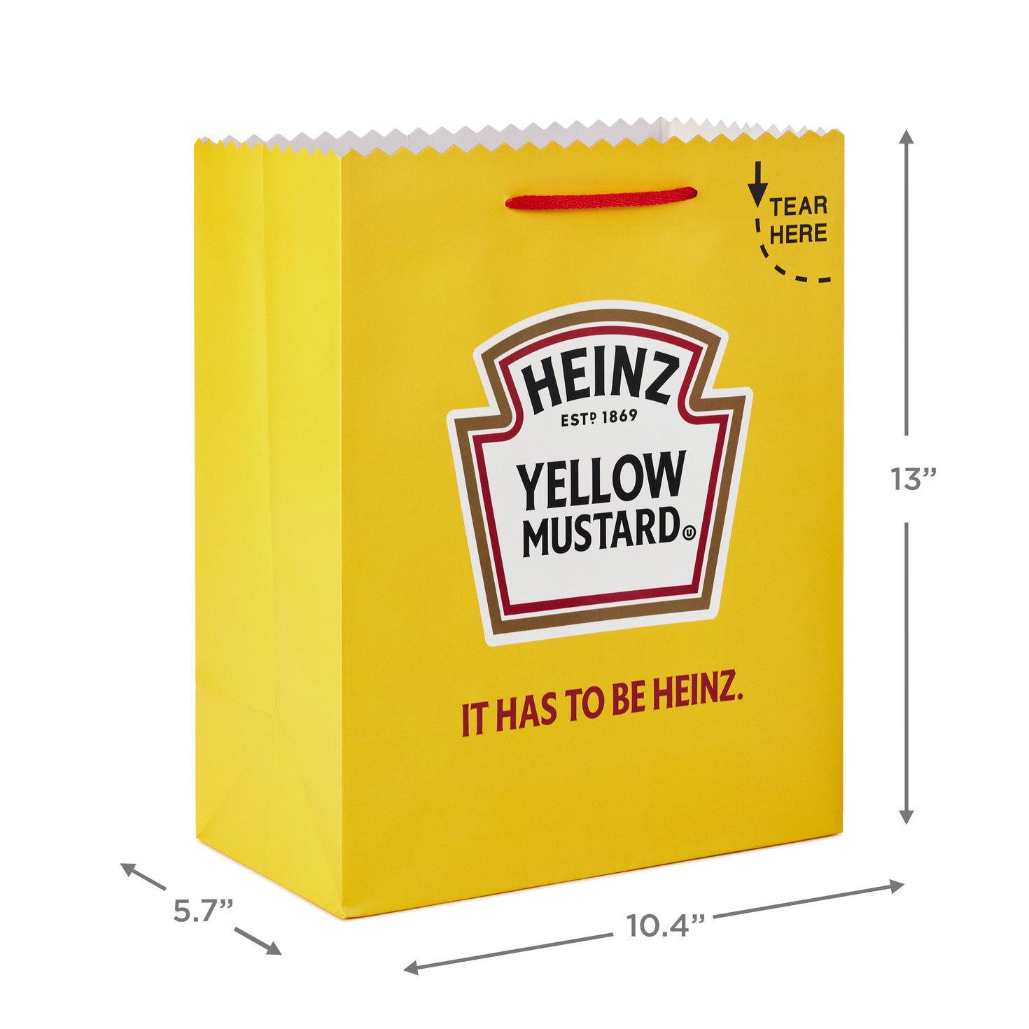 13" Heinz™ Ketchup and Mustard 2-Pack Large Gift Bag Bundle for only USD 9.99 | Hallmark
