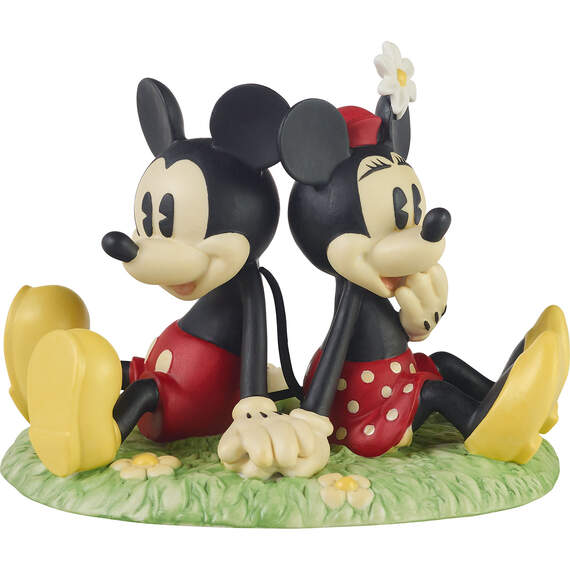 Precious Moments Disney Mickey Mouse and Minnie Mouse Holding Hands Figurine, 3.9", , large image number 1
