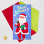 Santa Drinking Boba Tea Christmas Money Holder Card Front with Envelope and Gold Seal image number 6
