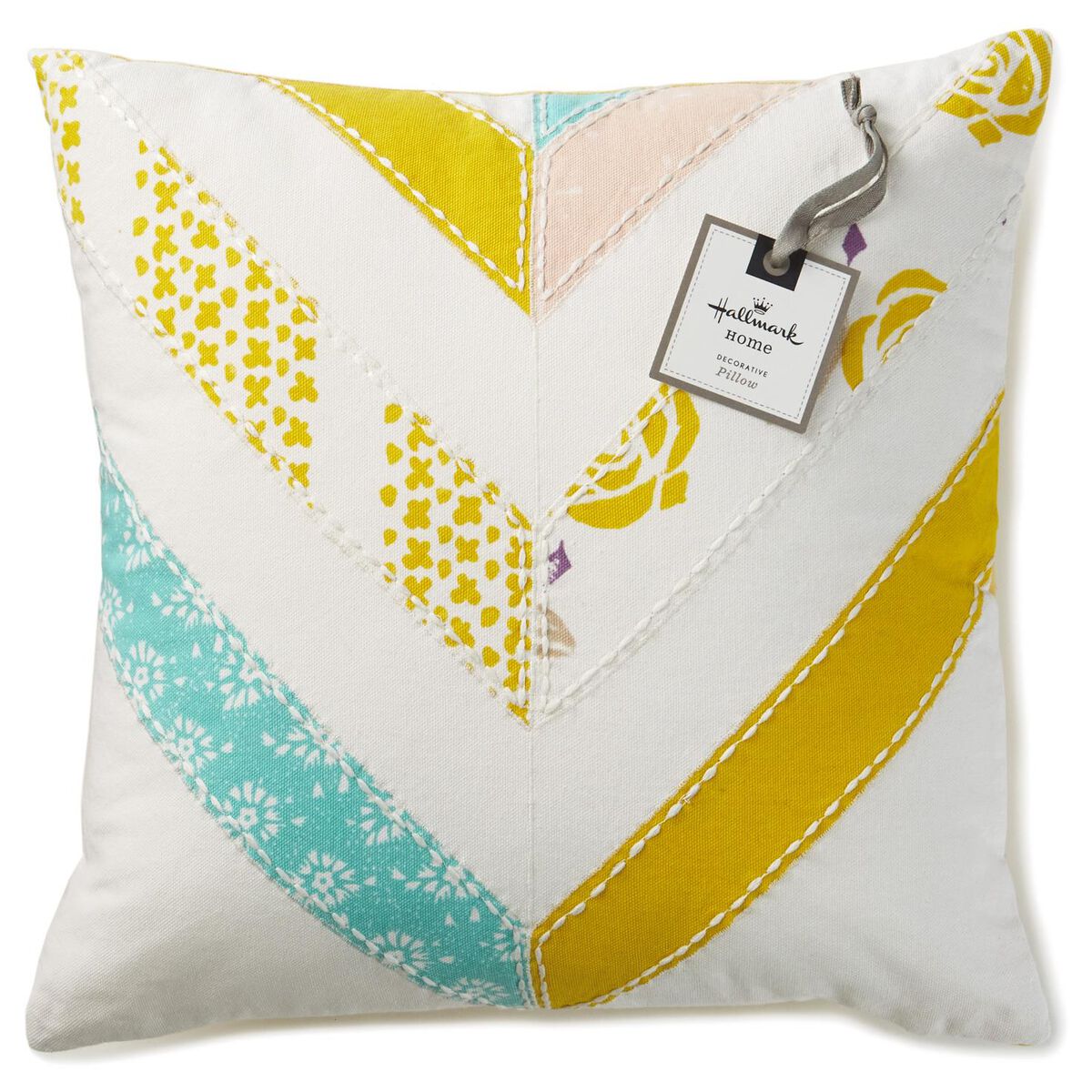 Chevron Decorative Pillow, 16" Square Pillows & Blankets Hallmark
